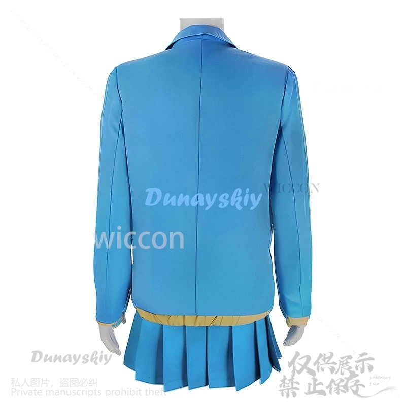 2024 Nuovo Anime Scatola Blu Cosplay Chinatsu Kano Costume Parrucca JK Uniforme Scolastica Vestito Festa di Halloween Per Le Donne Ragazze Gioco di Ruolo