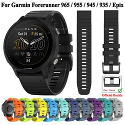 Watch Strap Forerunner 955 Solar 965 QuickFit Watchband For Garmin Forerunner 945 935 Silicone 22mm Wristband