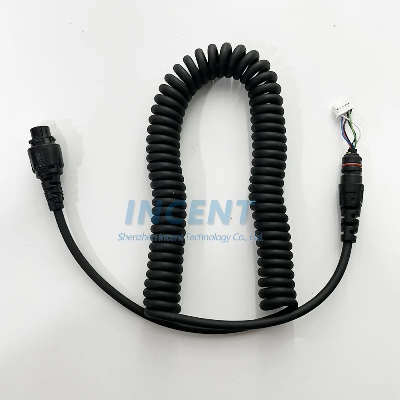 VOIONAIR 5 pcs Microphone Speaker Spare Cable 10-Pin Aviation Connector For SM19A1 For Hytera MD780 MD780G MD782 RD980 MT680