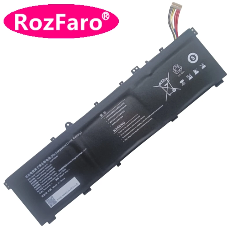 RozFaro 626690-3S1P U639965PHV-3S1P Bateria do laptopa 11.55V 76.81Wh 6500mAh do Machenike L16 Air L16A L16A-R77735 L16A-R77840