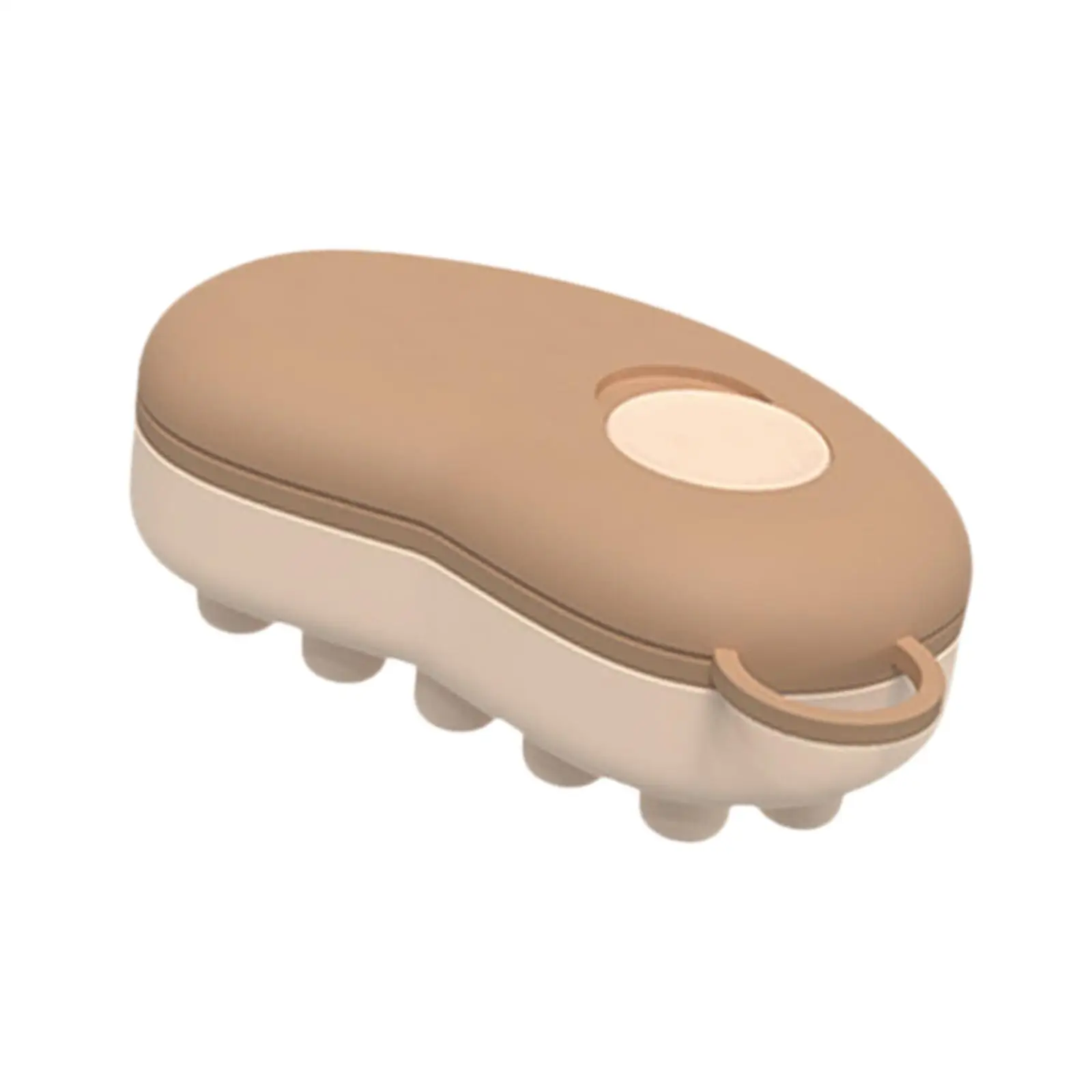 Silicone Head Scalp Comb Ergonomic Massage Tool Wide Professional Hairdressing Comb for All Hair Types and Hair Drying