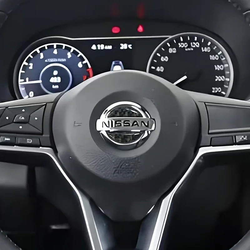 الايبوكسي عجلة توجيه سيارة شعار ملصق لنيسان ليفينا سنترا جوك ملاحظة نافارا باثفندر ليف مورانو قاشقاي سيلفي #3