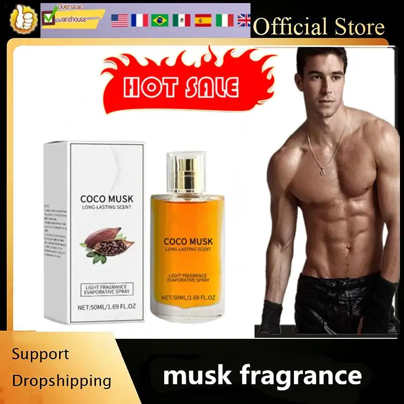 Men Cologne Lasting Perfume Light Fragrance Increase Attraction Confidence Attract Women Sandalwood Aroma Coffee Scent Perfume