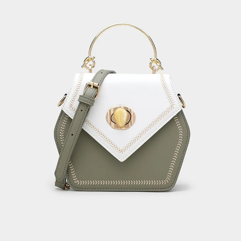 Nuova borsa donna estate fresca e semplice borsa a catena monospalla moda mini borsa diagonale portatile tutto-fiammifero