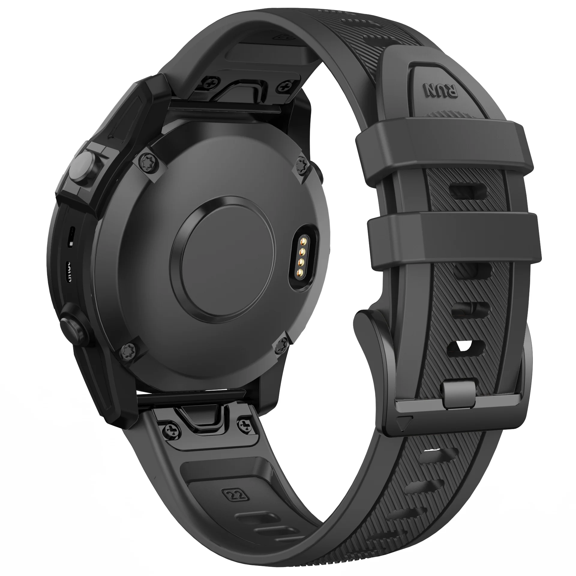 22mm 26mm Silicone Strap Compatible with Garmin Fenix 8 47mm Fenix 8 51mm