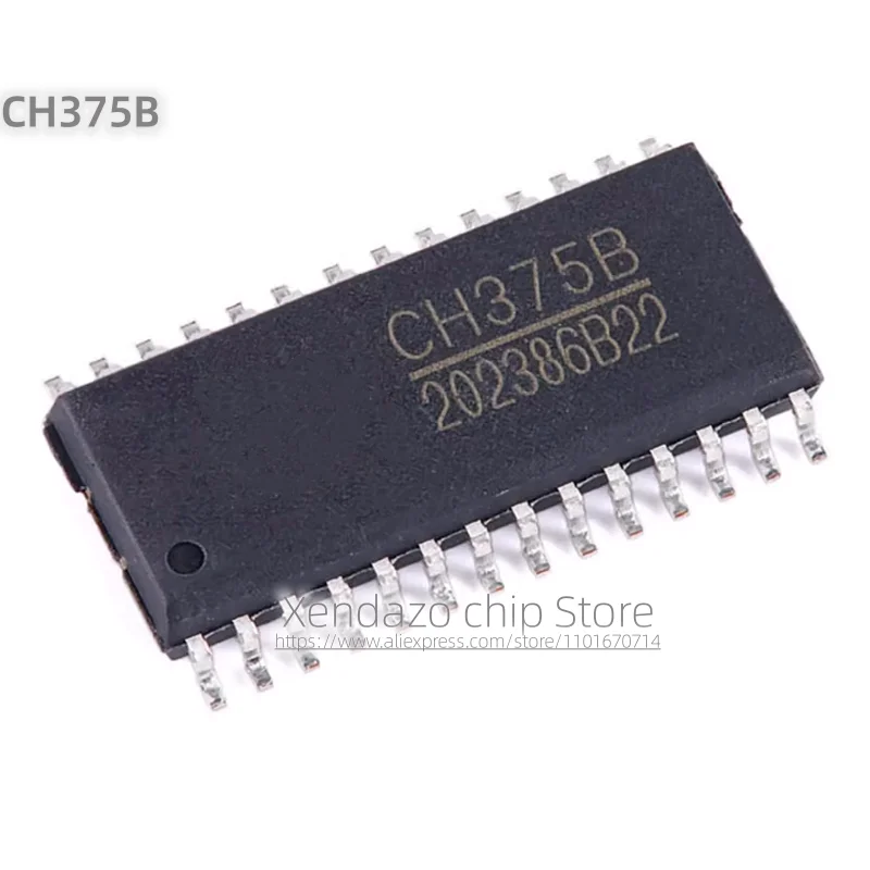 5pcs/lot CH375B SOP-28 package Original genuine USB control chip