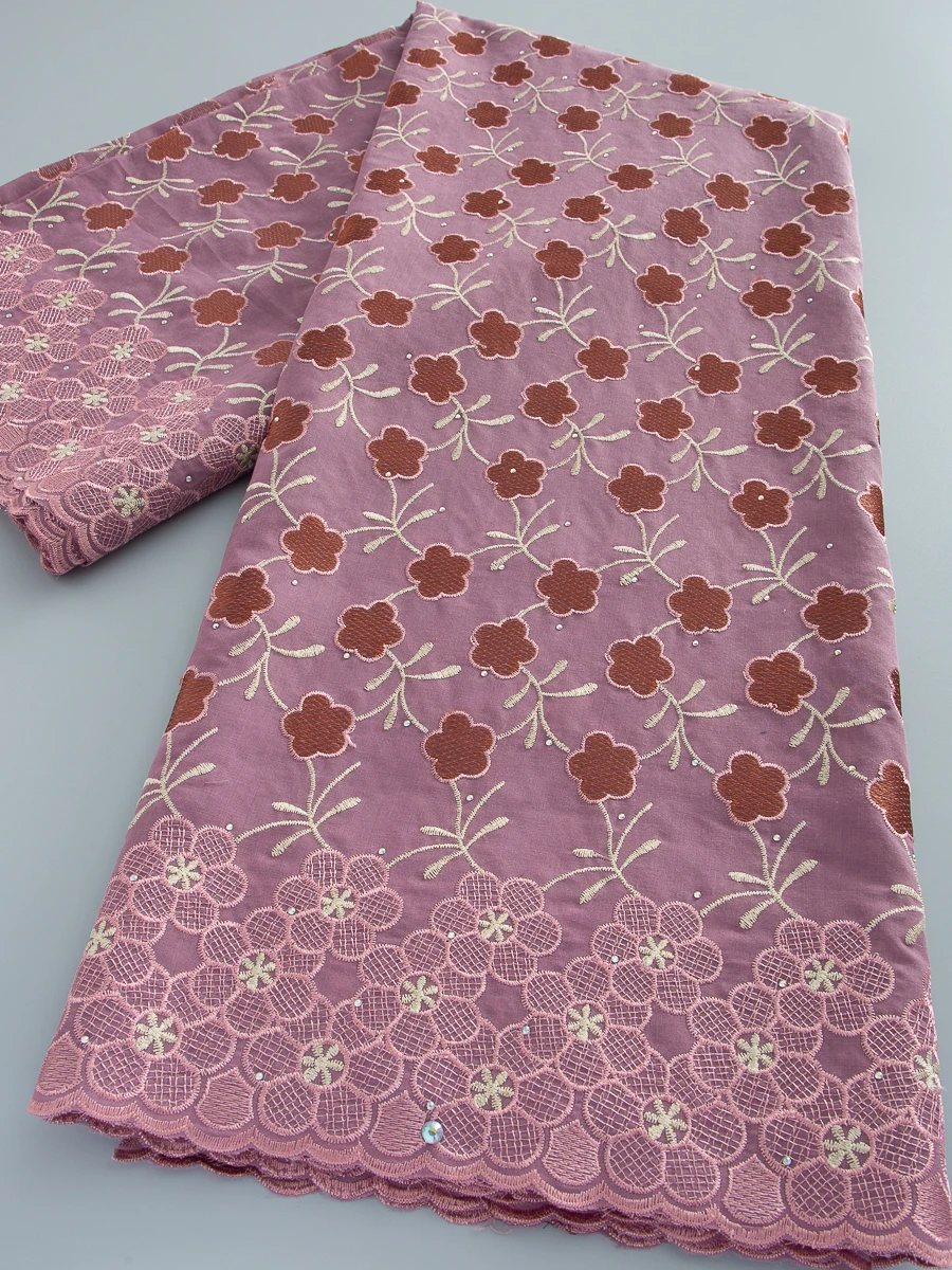 african-cotton-lace-fabric-with-stones-high-quality-2026-nigeria-french-swiss-voile-lace-fabric-with-stones-for-party-dress-sew