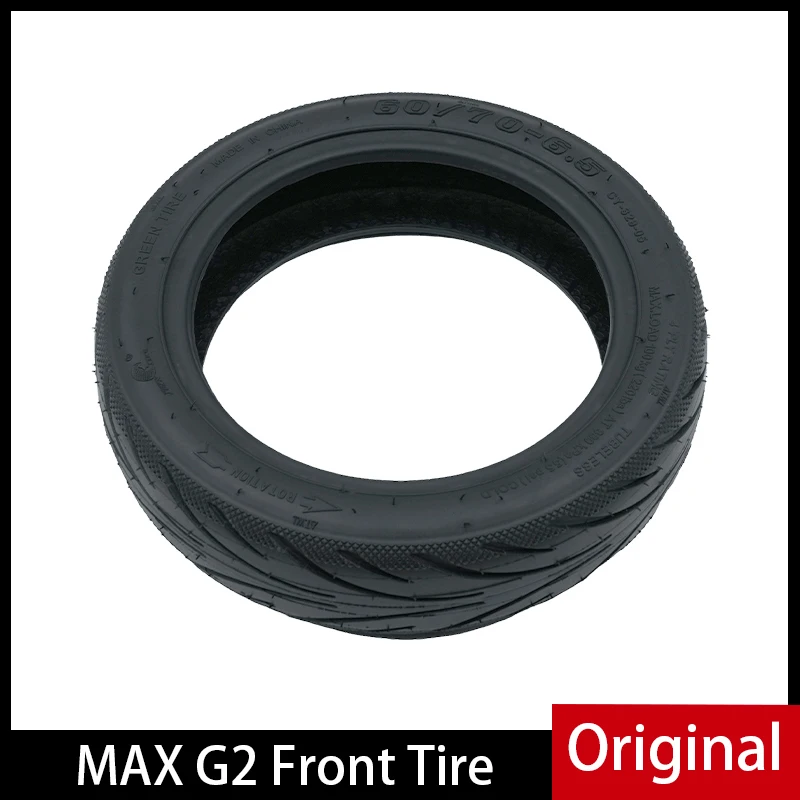 

Original Front Tire 60/70-6.5 for Ninebot MAX G2 G2E G65 Electric Scooter 10-inch Off-road Rubber Tryes Wheel Parts Accessories