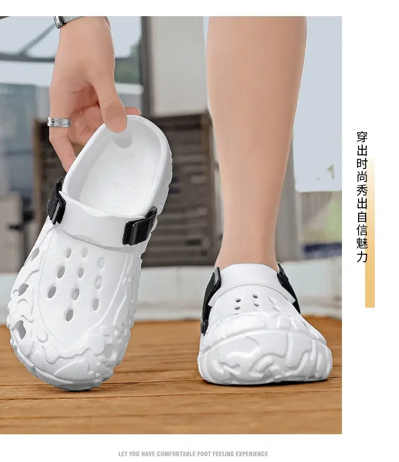2026 Günstige EVA Herren-Clogs Leichte Großhandels-Plastik-Clogs für Herren Strand- und Arbeitssandalen mit Herren-Clogs & Pantoletten – Detail 14