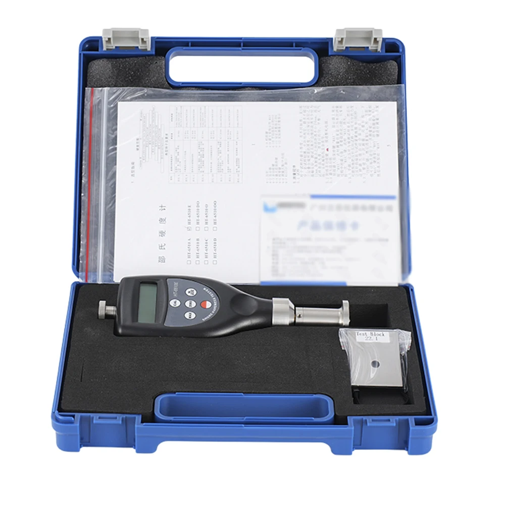 HT-6510E Digital Shore E Hardness Tester Rigid Plastics Hardness Meter 10HE~90HE