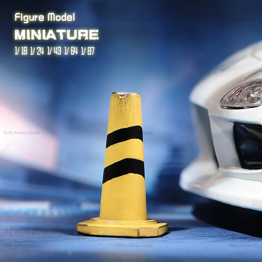 Miniatures 1/87 1/64 1/43 1/24 1/18 Figure Old Fire Hydrant Cone Bucket Traffic Safety Street View Doll Model Home Scene Car Toy