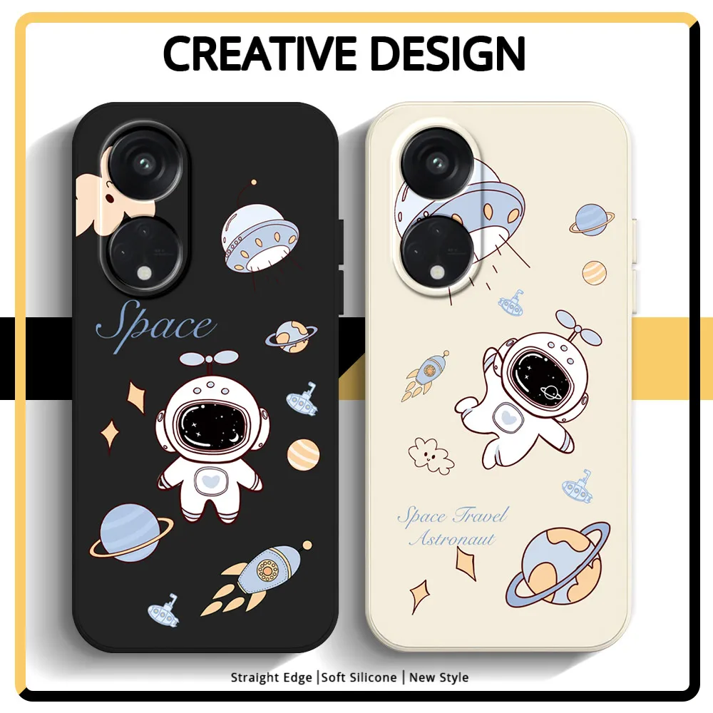 Custodia per telefono per Oppo Reno8 T 4G 5G Reno6 8 7 5 Z Reno7 8 Lite 10 11 Pro 5G custodia morbida in Silicone TPU antiurto Cover posteriore Cartoon