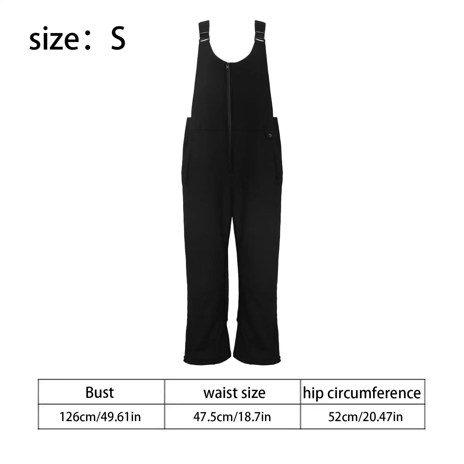 Bavaglini isolati per donna Tuta impermeabile antivento Tracolla regolabile con bavaglino Pantaloni da neve per madre fidanzata