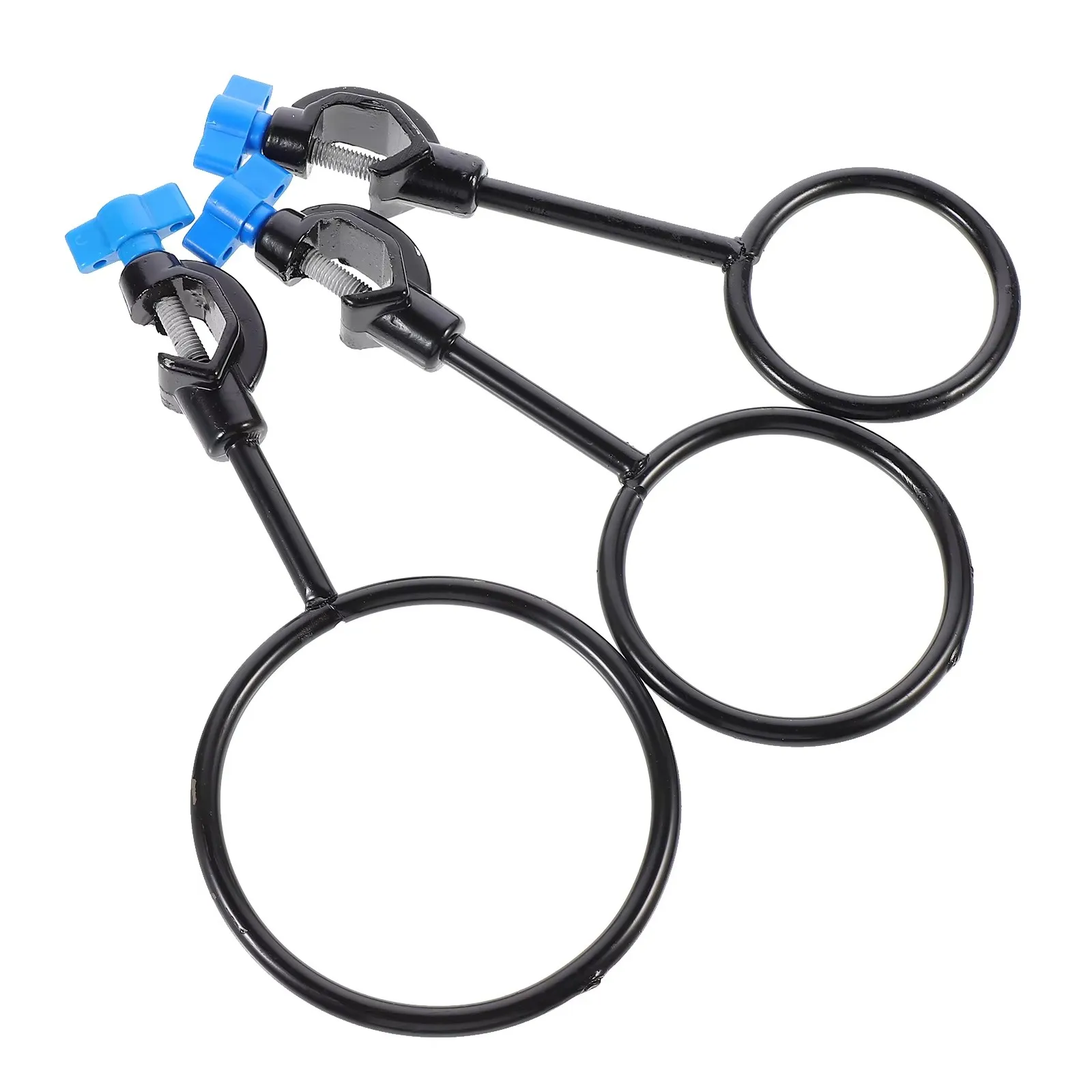 Iron Stand Ring Support Metal Flask Bracket Lab Rings Retort Clamp Stainless Steel Ring Retort Clamp Support for Biological Lab