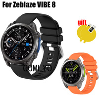 For Zeblaze VIBE 8 Smart watch Strap Soft Silicone Belt Watchband women men Screen protector film