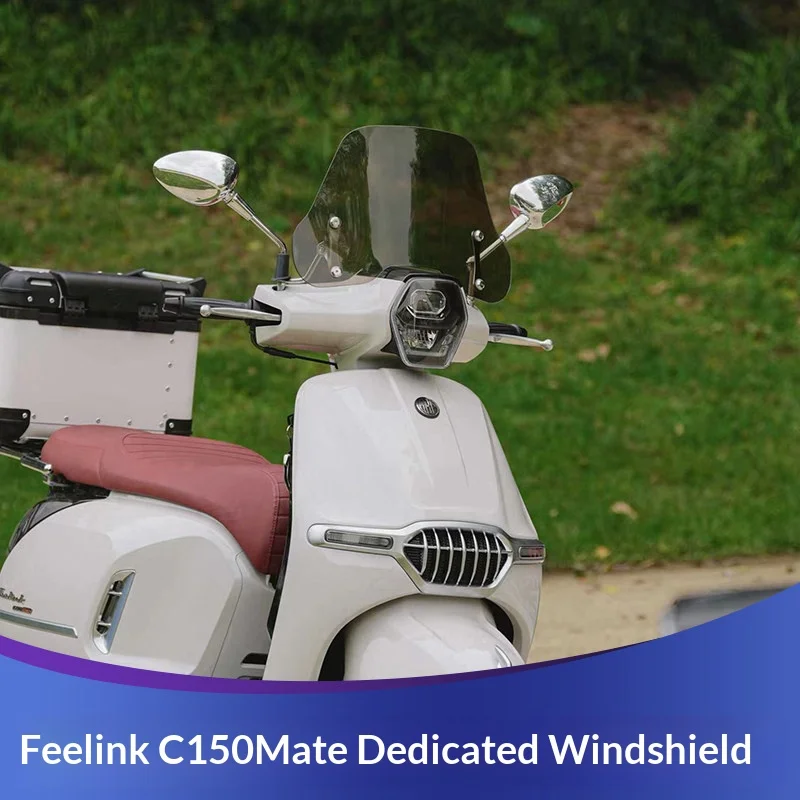 【Premium】 For Modified Front Windshield Wind Deflector Accessories For MBP Feelink C150Mate MBP150