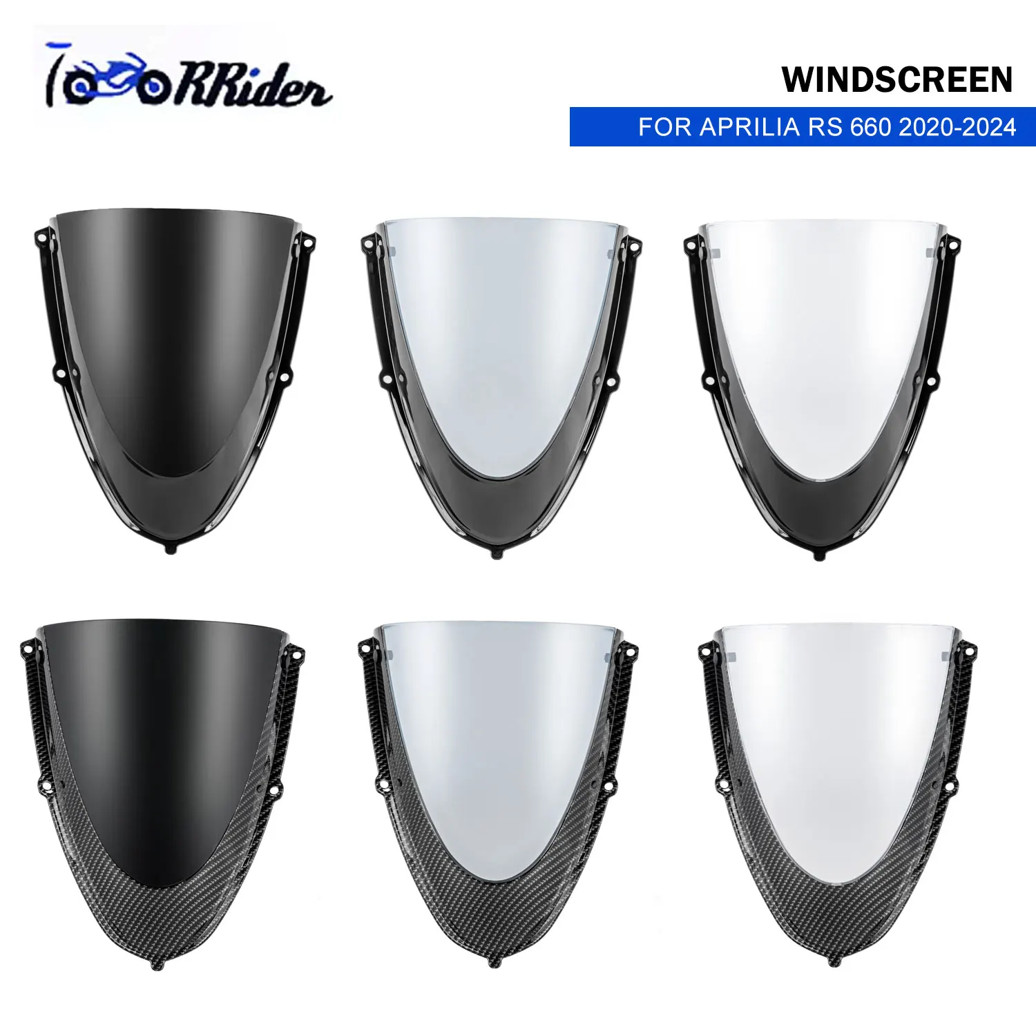 

Motorcycle WindScreen Windshield Visor for Aprilia RS 660 2020-2024 Wind Screen Shield Air Deflector Motorcycle Accessories