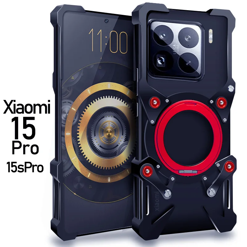 

Luxury Thor Heavy Duty Armor Metal Aluminum Phone Case For Xiaomi 15 14 13T 13 12T 12 Pro Ultra Back Fundas Coques Bumper Cover