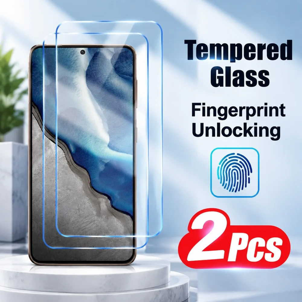 2PCS Screen Protector For Samsung Galaxy S26 S26 FE S25+ S25 Ultra Tempered Glass For Samsung Galaxy S25 S25 Edge S25 FE HD