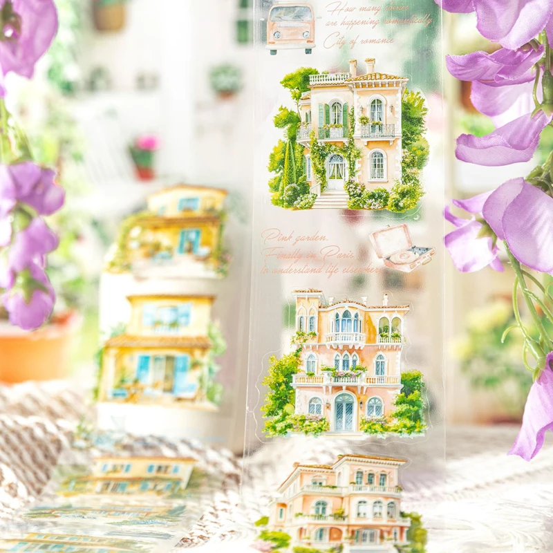 1 نمط 6 لفات/حقيبة أخرى صغيرة ساحة سلسلة يموت قطع الشريط الإبداعية كتيب مايلر الشريط DIY بها بنفسك مجلة سكرابوكينغ الكؤوس