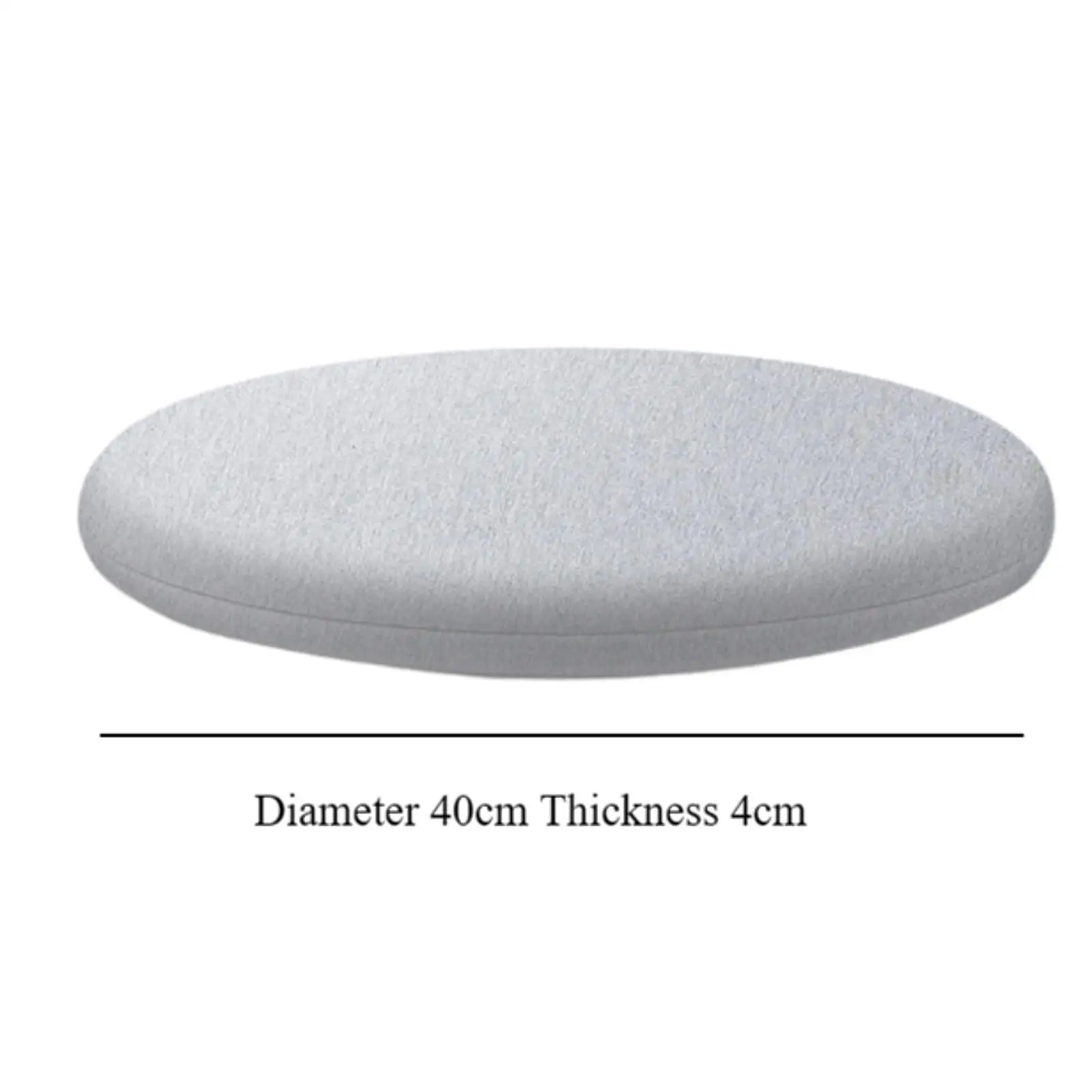 Round Seat Pad Memory Foam Cushion for Dining Chair Soft Padded Detachable Tatami Floor Cushion for Home Living Room Meditation