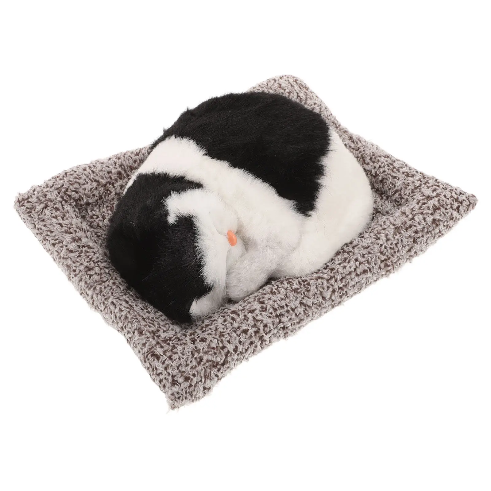 Creative Simulation Cat Car Dashboard Ornament Cute Realistic Sleeping Cat Decoration Accessory Interior Decor for Car Lovers