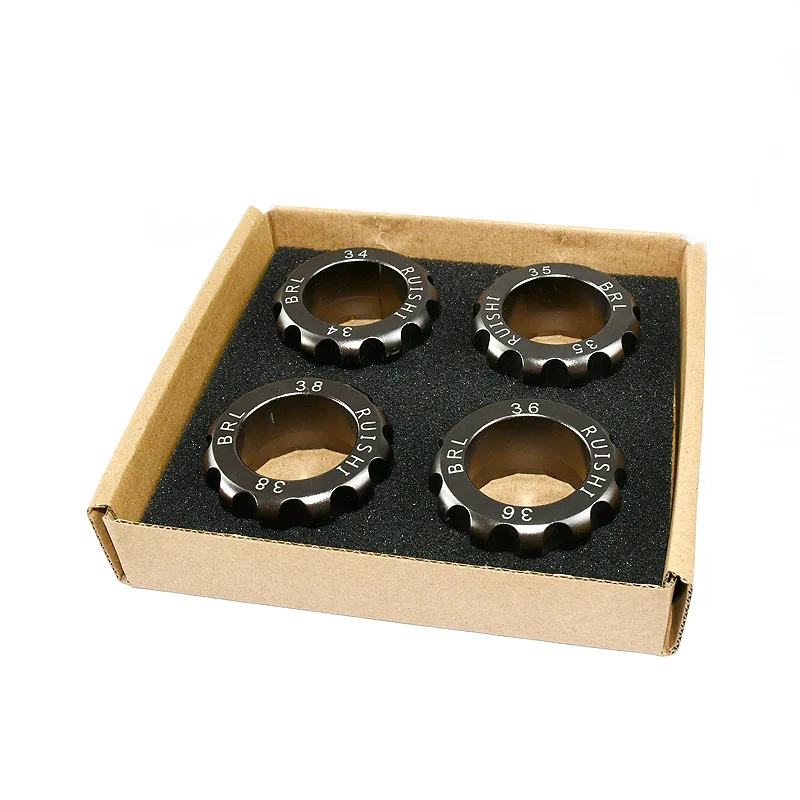 Repair tool professional meter opener BNL ring gear 4-piece set with a diameter of 34-38mm metal positioning ring