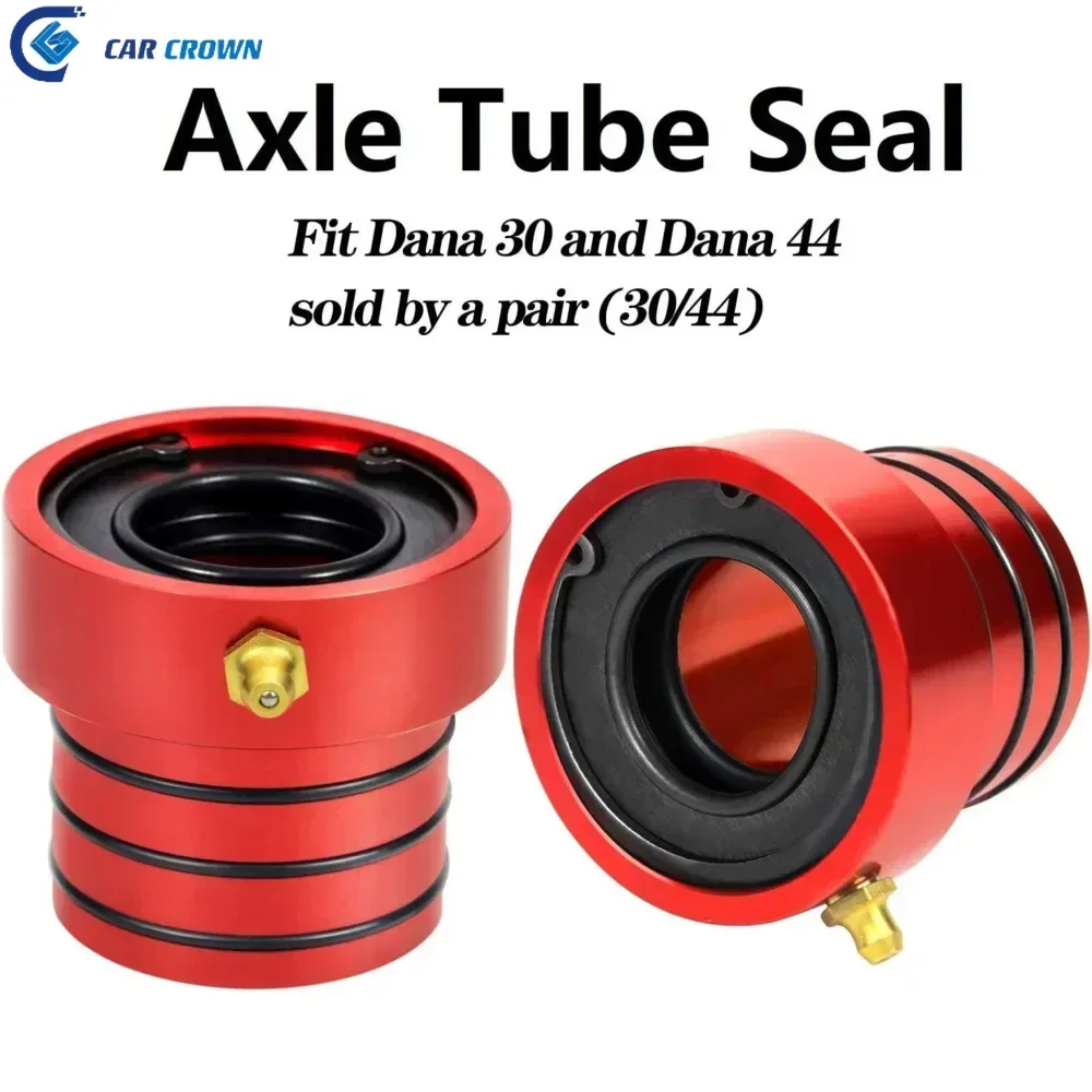 

Car Crown 2Pcs Front,Axle Tube Seal Dana 30 & 44 MG21103 Fit for Jeep Cherokee XJ 1984-2001 Wrangler JK YJ TJL