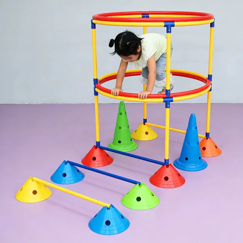 

【Popular】New Design Agility Circle Training Equipment For Kids Play Zone - Safe Kids-friendly Anti-slip Colorful Durable Portabl