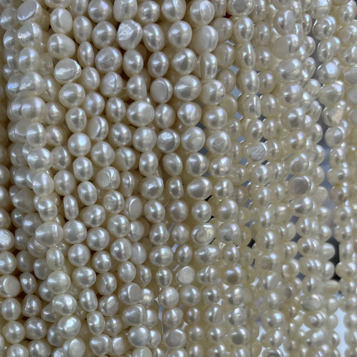 High-quality 6-7mm Irregularly Shaped Natural Freshwater Pearl Loose Beads for Jewelry Making DIY Necklace Bracelet Accessories