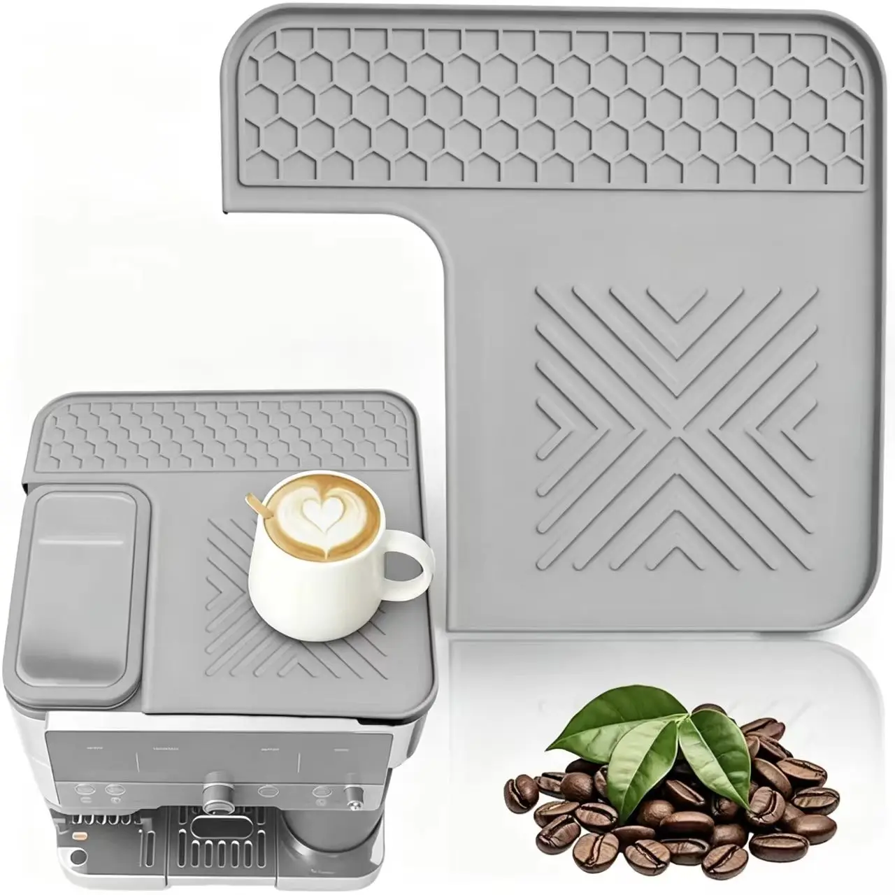 Tapete Superior para Cafetera Ninja Luxe Espresso ES601 y ES701 Resistente al Calor - Accesorios para Ninja Luxe Cafe Negro