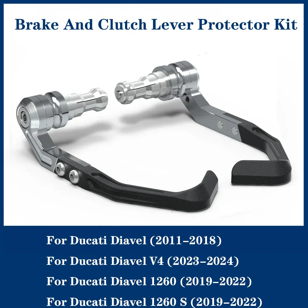 

For Ducati Diavel 1200 1260 1260S V4 2011-2024 Brake and Clutch Lever Protector Kit