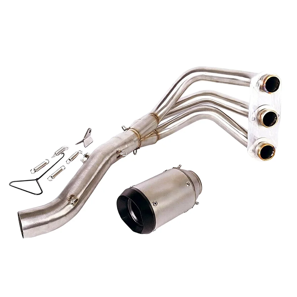 Auspuffsysteme für Yamaha MT-09 Tracer 900, komplettes System, Endrohre, Carbon-Frontrohr, Auspuffrohre. – Detail 9