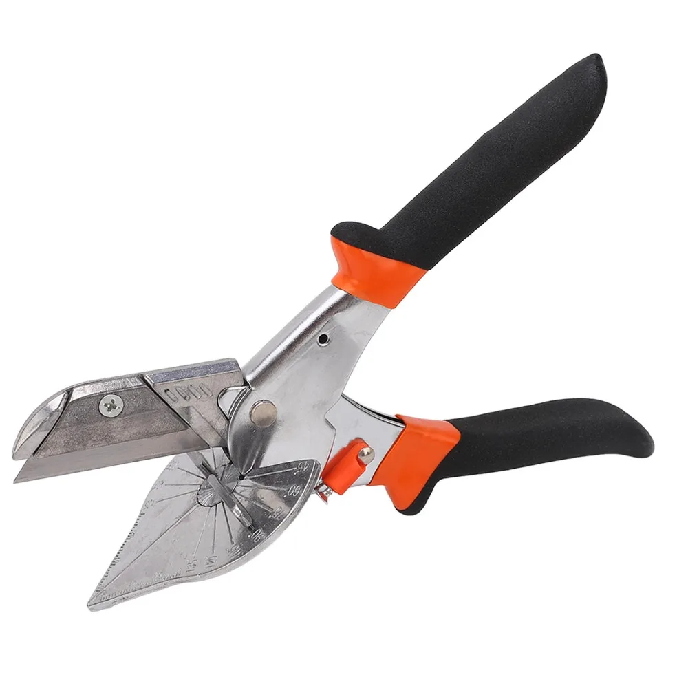 11pcs Adjustable Bevel Miter Shear Angular Design Multi-Position Locking Angle Bevel Scissors Metal Cutting Scissors