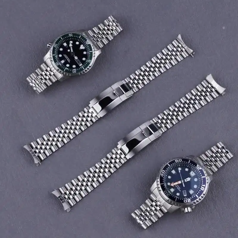 For Citizen NY0040  For ECO-Drive 32003272 20mm Strap Jubilee WatchBand Bracelet With Oyster Clasp By Rolamy
