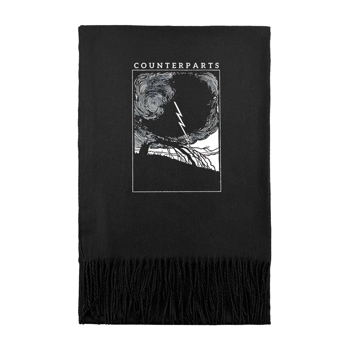 

Counterparts Band Album Design Пара шарфов - Мягкие и толстые шарфы, новые зимние большие шарфы