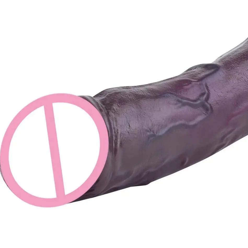 FAAK Dual Layer Silicone Squirting Penis Black Thick Realistic Ejaculate Dildo Giant Butt Plug with Suction Cup Adult Sex Toys view 4