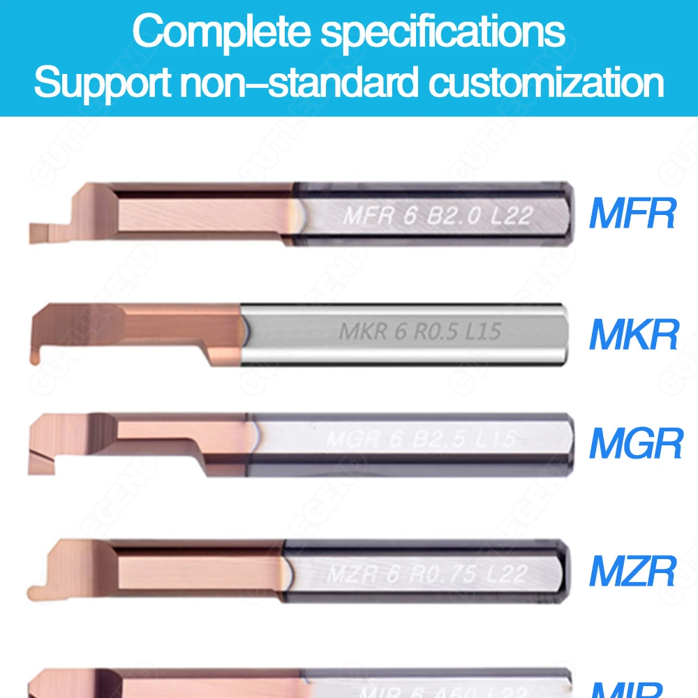 HRC65 MVR Mikro-Bohrwerkzeug, Planfräswerkzeug, Hartmetall-Drehwerkzeug, MVR 6mm MVR 8mm Bohrschneider für Stahl und Aluminium – Detail 1