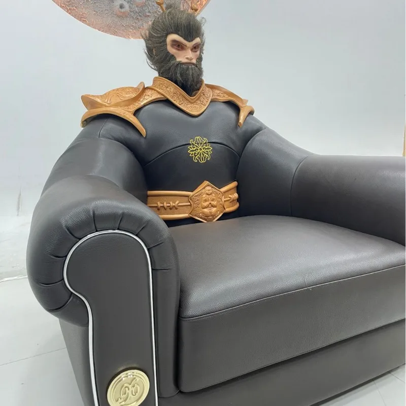 Two-dimensional leather special-shaped  sofa Journey to the West monkey shape sofa