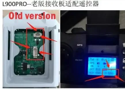 Transmissor de Controle Remoto, Acessório Original Drone, L900PRO, L900-PRO, 5G, 4K, GPS, FPV Quadcopter