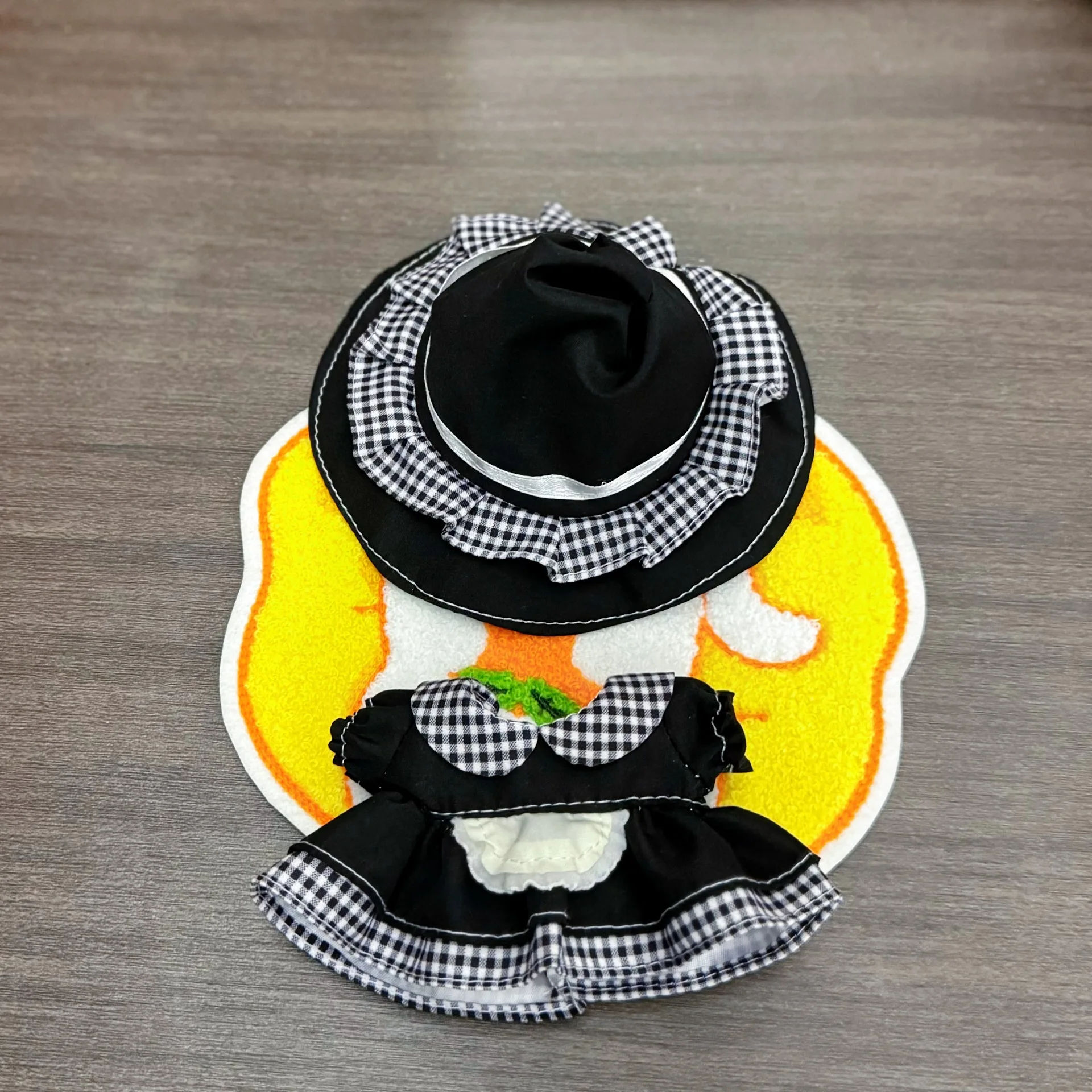 Vêtements de poupée pour 15/17cm, vêtements Labubu, robe noire, Mini vêtements, jouet de bricolage, cadeau pour Fans