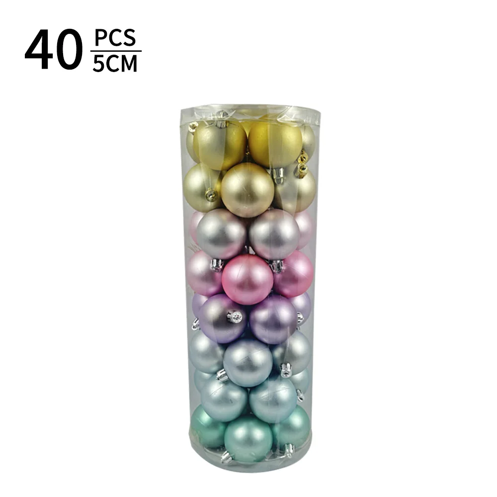 

40PCS Christmas Balls Xmas Tree Decorations Home Party Decor Christmas decorations Tree Ornaments Ball Pendants Home Party Decor