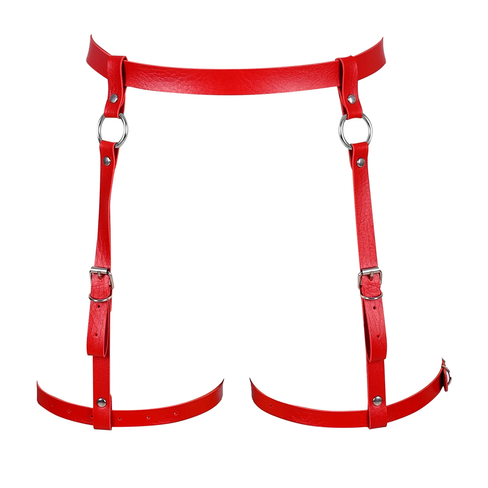 حزام جلدي جديد لعام 2025، حزام رباط مثير، ختم خصر متكامل لحزام الساق، إكسسوارات حزام فتاة عصرية مخصصة