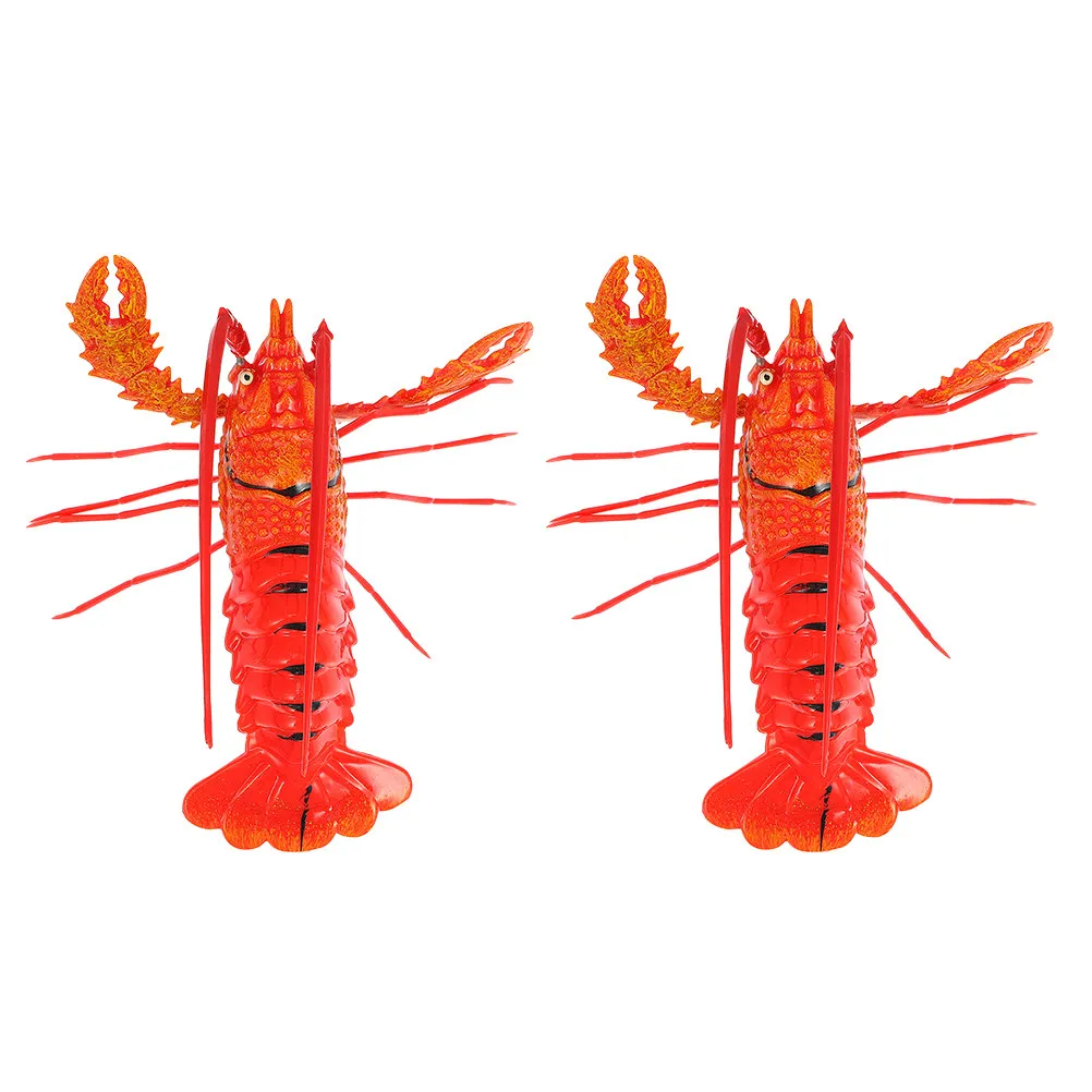 2Pcs 3D Lobster Refrigerator Magnets for Fridge Door Whiteboard Bulletin Board Photo Art Notes Chore Chart Calendar