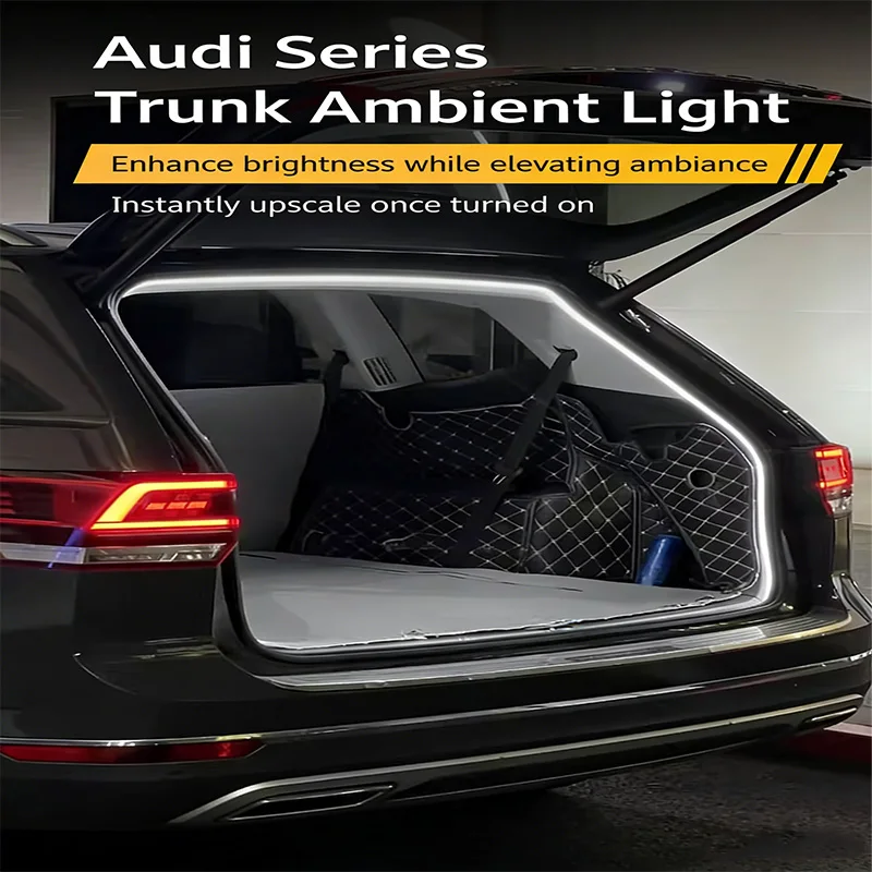

LED Rear Trunk Light Bar For Audi SUV Q2 Q3 Q4 e-tron SQ8 RS Q8 White Warm White Car Trunk Atmosphere Lamp
