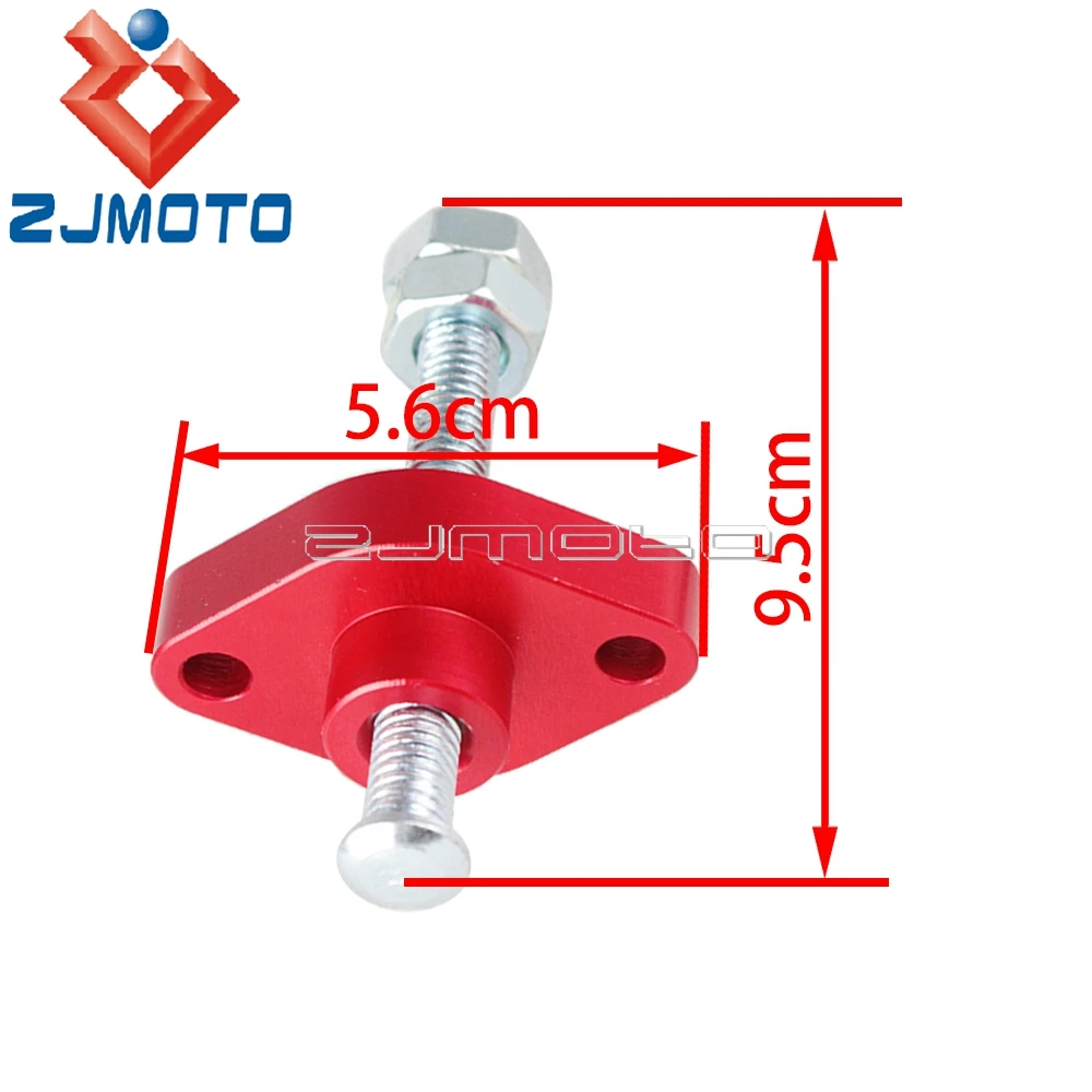 Red Street Racing Manual Cam Timing Chain Tensioner For Suzuki SV 650 99-07 GN 250 82-83 85/88 GS 500E/F 89-08 Aluminium Alloy
