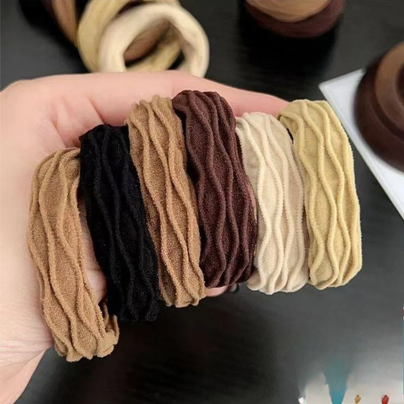 

10 шт. высокоэластичных бесшовных резинок для волос для женщин и девочек, прочные держатели для хвоста, простые резинки для волос, стильные аксессуары для причесок