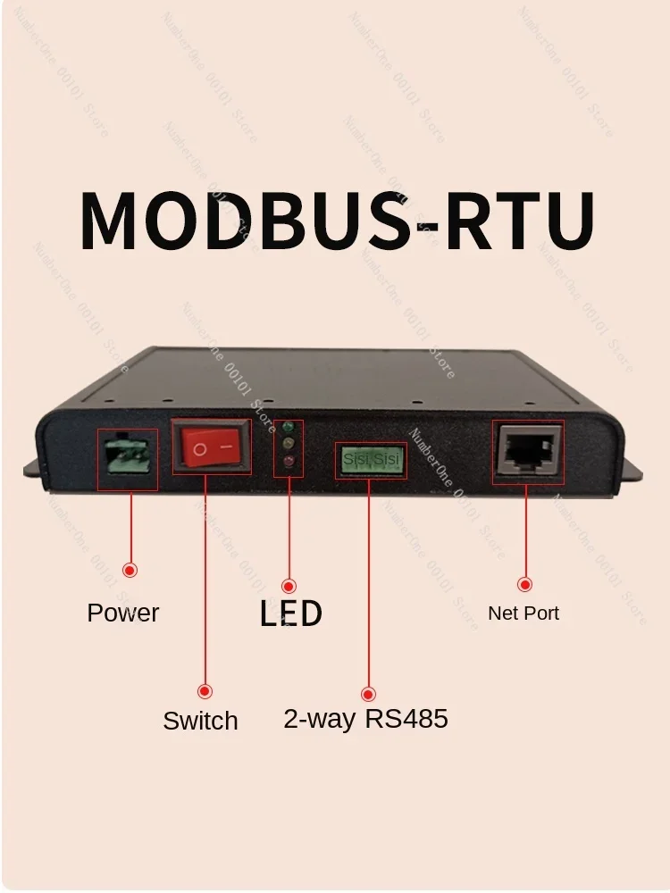 RFID Reader Multi-Channel Split Temperature Measurement Remote Identification 915M Passive Temperature Tag Card Reader