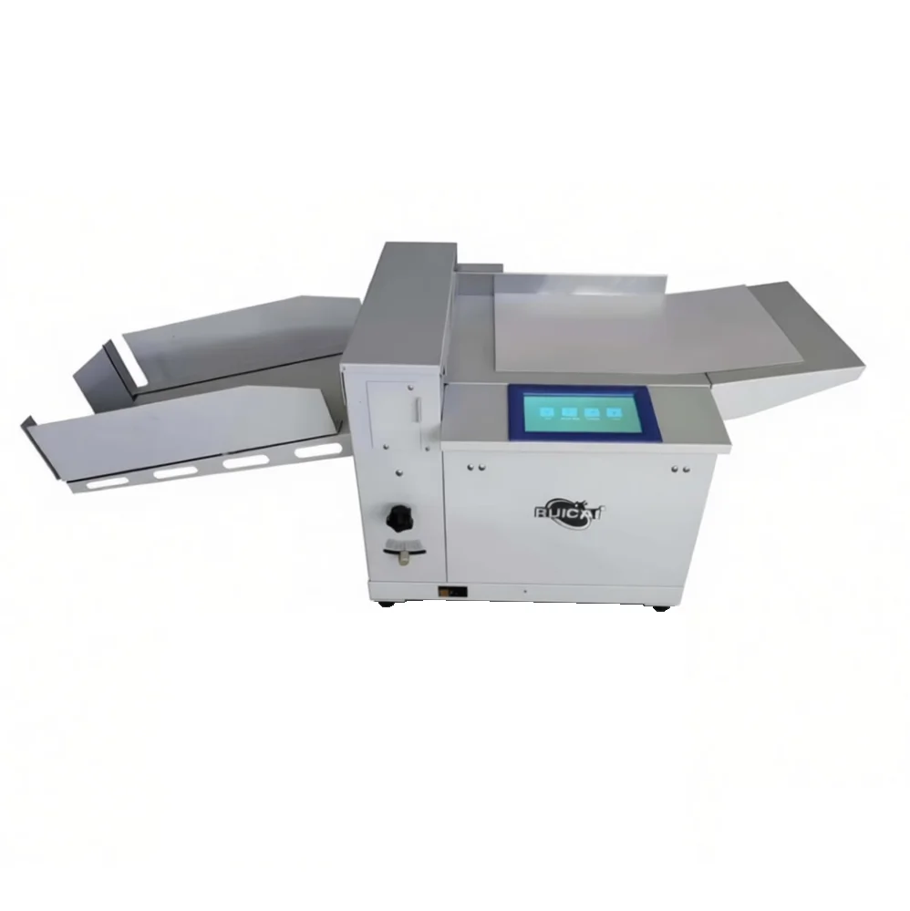 

CP-350A Desktop Touch Screen Operation Digital Paper Creasing And Perforating Machine