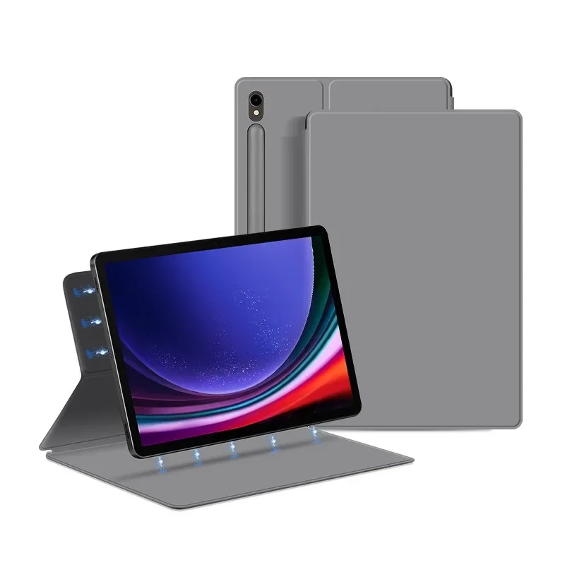 Funda para Samsung Galaxy Tab S10 Ultra 14,6 S10 + Plus S9 S8 Plus S7 FE 12,4 11 pulgadas funda magnética PU soporte plegable Fundas